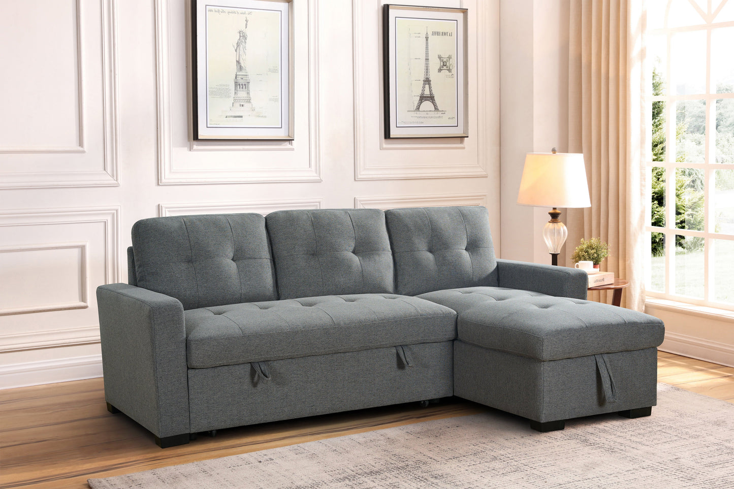 Alder Sofabed Grey Universal Corner