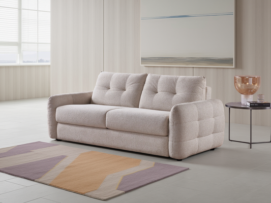Athens Sofabed Beige 3 Seater