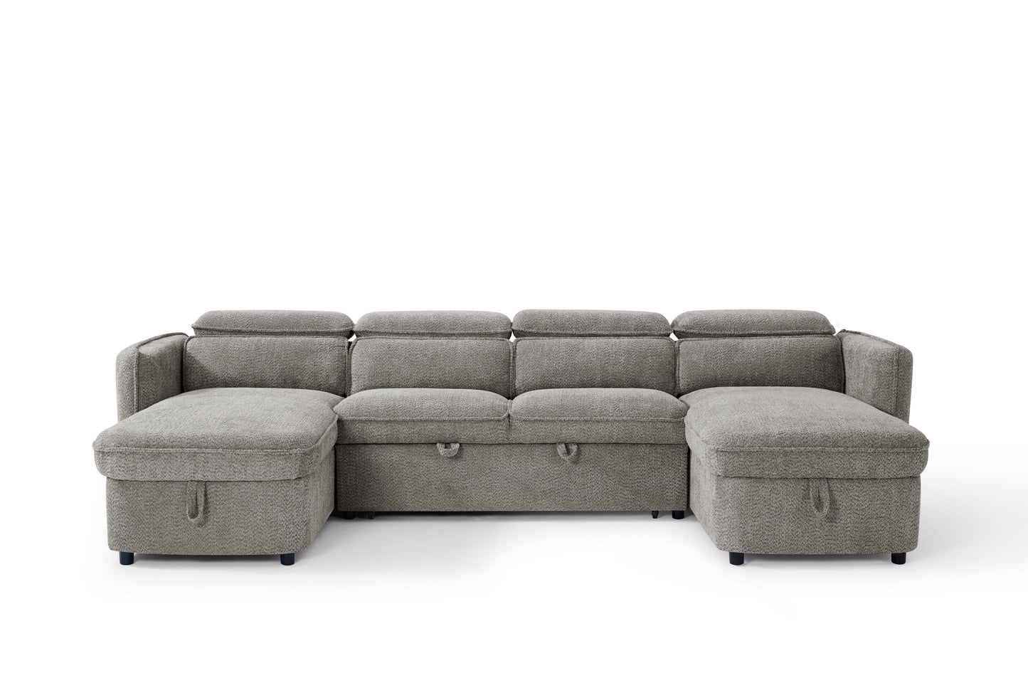 Capri Sofabed Grey U Shape Corner