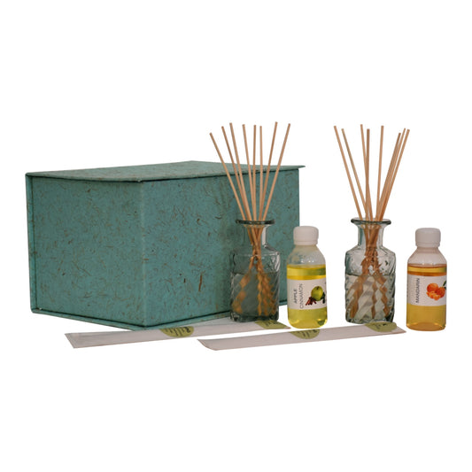 Anka Autumn Glass Reed Diffuser Set Home Fragrance