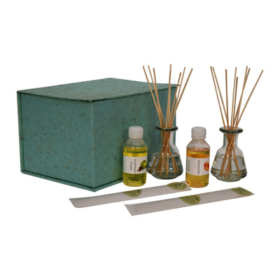 Adira Mandarin Apple Cinnamon Glass Bottle Reed Diffuser
