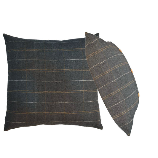 Quinn Pewter Velvet Scatter Cushion Set of 2 Grey