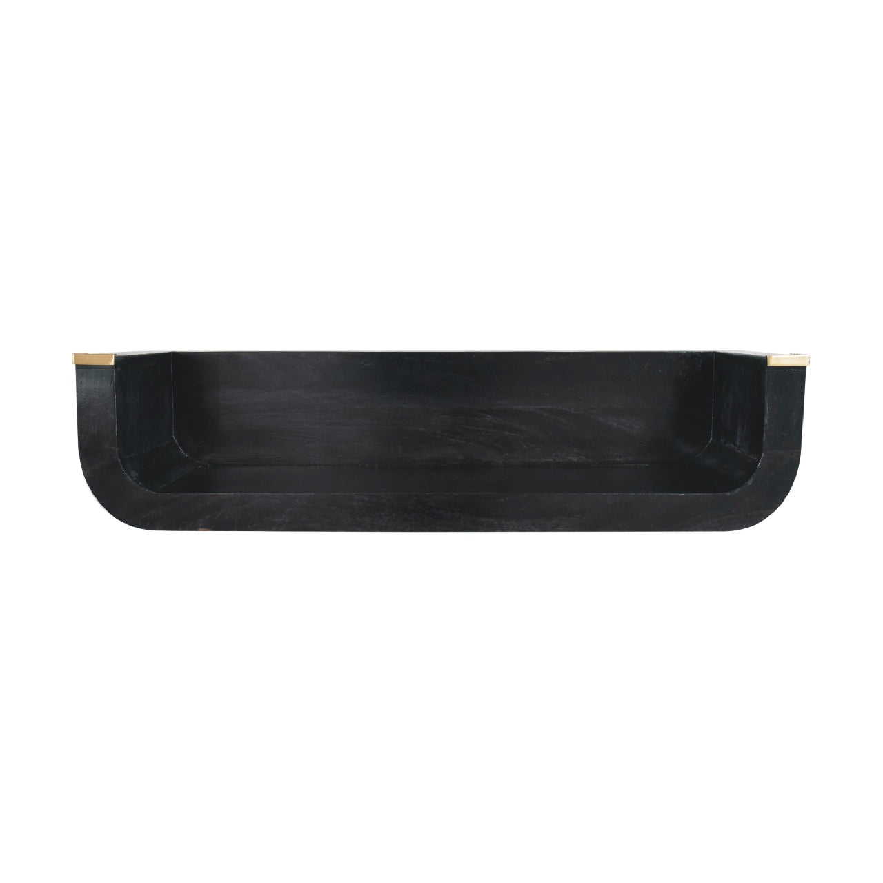 Indira Wall Mounted Floating Console Shelf Solid Mango Wood Natural