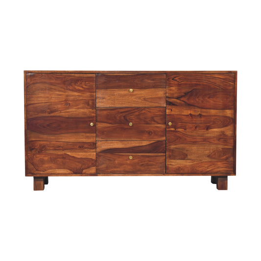 Tula Wide Sideboard Dining Room Solid Mango Wood Natural