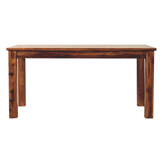 Tula Rectangular Solid Mango Wood Dining Table 6 to 8 Seater