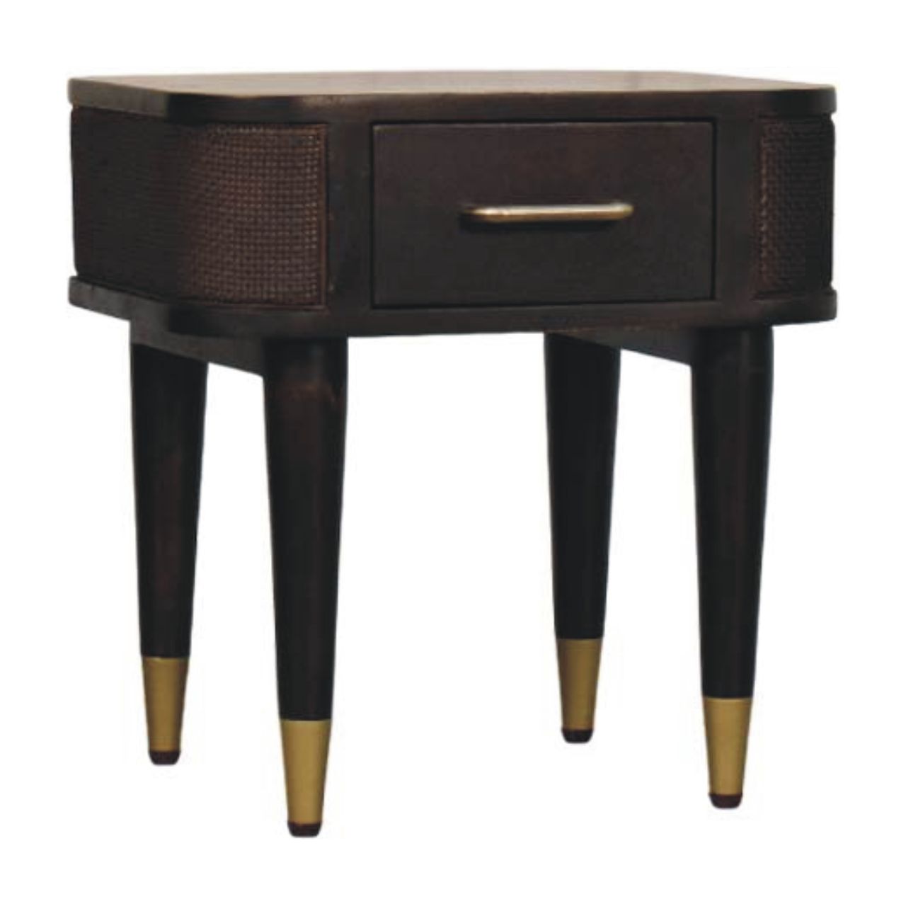 Belmont Upholstered Boucle Solid Wood Frame Bedside Table