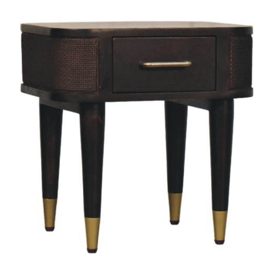 Belmont Upholstered Boucle Solid Wood Frame Bedside Table